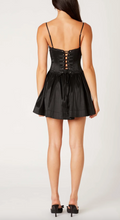 Load image into Gallery viewer, Corset Lace Up Back Mini Dress