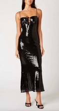 Load image into Gallery viewer, Sleeveless Sequin Maxi Dress