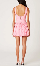Load image into Gallery viewer, Sleeveless Structured Bodice Bubble Skirt Mini Dress