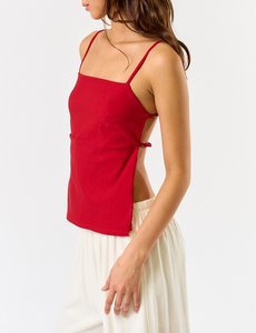 Open Back Square Neck Top
