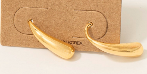 Long Tear Threader Dangle Earrings