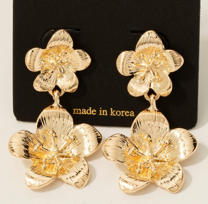 Flower Dangle Earrings