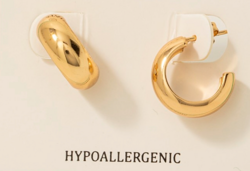 Rounded Hoop Earrings