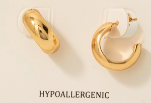 Rounded Hoop Earrings