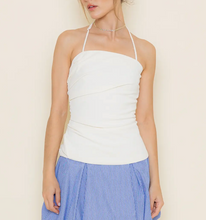 Load image into Gallery viewer, Halter Single Side Gathered Top