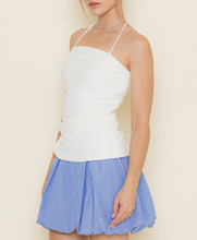 Load image into Gallery viewer, Halter Single Side Gathered Top