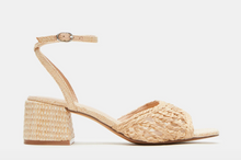 Load image into Gallery viewer, Ankle Strap Woven Block Heel