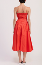 Load image into Gallery viewer, Corset Bustier Midi A Line Dress