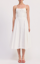 Load image into Gallery viewer, Corset Bustier Midi A Line Dress