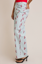 Load image into Gallery viewer, High Waisted Lobster Wide Leg Pants