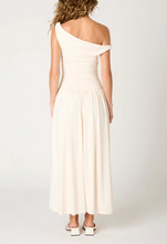 Load image into Gallery viewer, Asymmetrical One Shoulder  Midi Dress