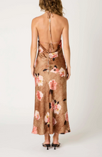 Load image into Gallery viewer, Halter Floral Midi Dress