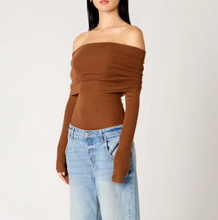 Load image into Gallery viewer, Off Shoulder Long Sleeve Top