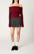 Load image into Gallery viewer, Off Shoulder Ribbed Sweater