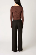 Load image into Gallery viewer, Ruched Bateau Neck Top