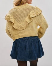 Load image into Gallery viewer, Ruffle Detail Knit Sweater Top