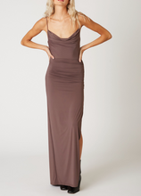 Load image into Gallery viewer, Cowl Neck Maxi Dress