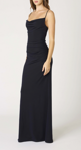 Sleeveless Cowl Neck Maxi Dress