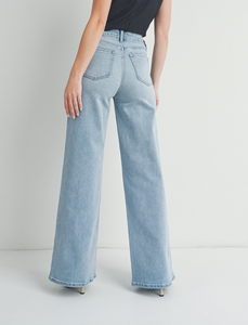 High Rise Palazzo Wide Leg Jeans