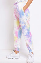 Load image into Gallery viewer, Cotton Candy Tie Dye Joggers