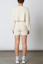 Load image into Gallery viewer, Crew Neck Long Sleeve Crop Sweater