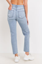 Load image into Gallery viewer, Super Distressed Girlfriend Jeans