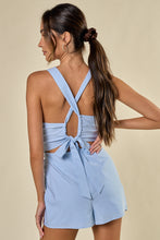 Load image into Gallery viewer, Sleeveless Cross Back Romper