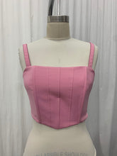 Load image into Gallery viewer, Sleeveless Corset Style Crop Top