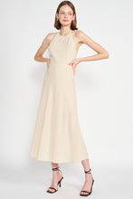 Load image into Gallery viewer, Cut Out Detail Halter Neck Long Dress