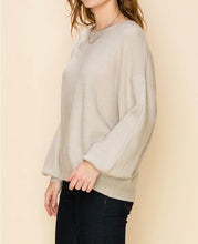 Load image into Gallery viewer, Crew Neck Drop Shoulder Sweater