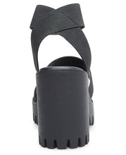 Load image into Gallery viewer, Elastic Lug Sole Ankle Strap Sandal