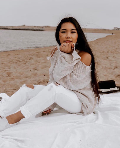 Denim Distressed Mom Jean