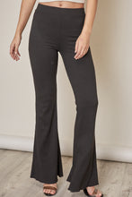 Load image into Gallery viewer, Ribbed Flare Stretch Pants