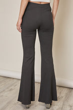 Load image into Gallery viewer, Ribbed Flare Stretch Pants