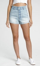 Load image into Gallery viewer, High Waist Paper Bag Jean Short
