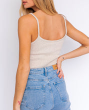 Load image into Gallery viewer, Rib Knit Spaghetti Strap Crop Top