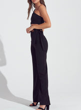 Load image into Gallery viewer, One Shoulder Side Tie Cut Out Jumpsuit