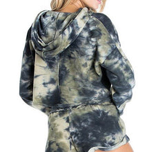 Load image into Gallery viewer, Inside Out Tie Dye Pull Over Hoodie Sweatshirt