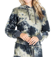 Load image into Gallery viewer, Inside Out Tie Dye Pull Over Hoodie Sweatshirt