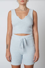 Load image into Gallery viewer, Notched Fuzzy Sweater Tank Top