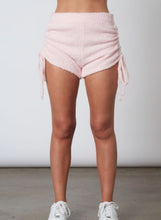 Load image into Gallery viewer, Drawstring Plush Fuzzy Sweater Shorts