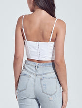 Load image into Gallery viewer, Corset Boning Hook and Eye Closer Camille Crop Top
