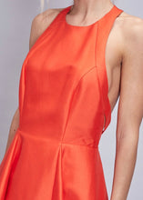 Load image into Gallery viewer, A Line Open Racer Back Sleeveless Mini Dress