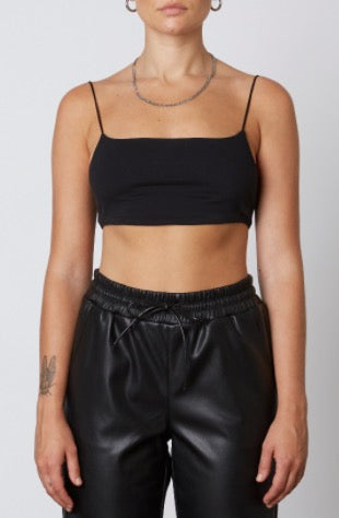 Spaghetti Strap Elastic Back Bralette