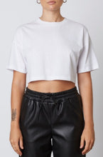 Load image into Gallery viewer, Short Sleeve Oversize Crop T Shirt