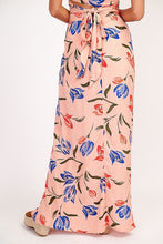 Load image into Gallery viewer, Print Slit Faux Wrap Maxi Skirt