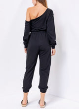Load image into Gallery viewer, Off One Shoulder Jumpsuit