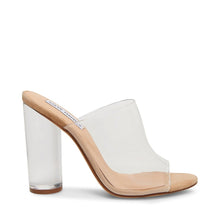 Load image into Gallery viewer, Lucite Stacked Heel Cinderella Sandal