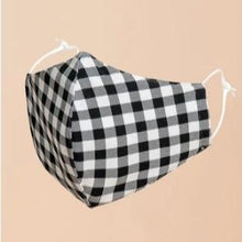 Load image into Gallery viewer, Gingham Stretch Washable Mask