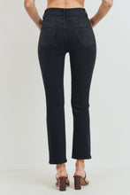 Load image into Gallery viewer, Washed High Waist Straight Leg Double Button Jean